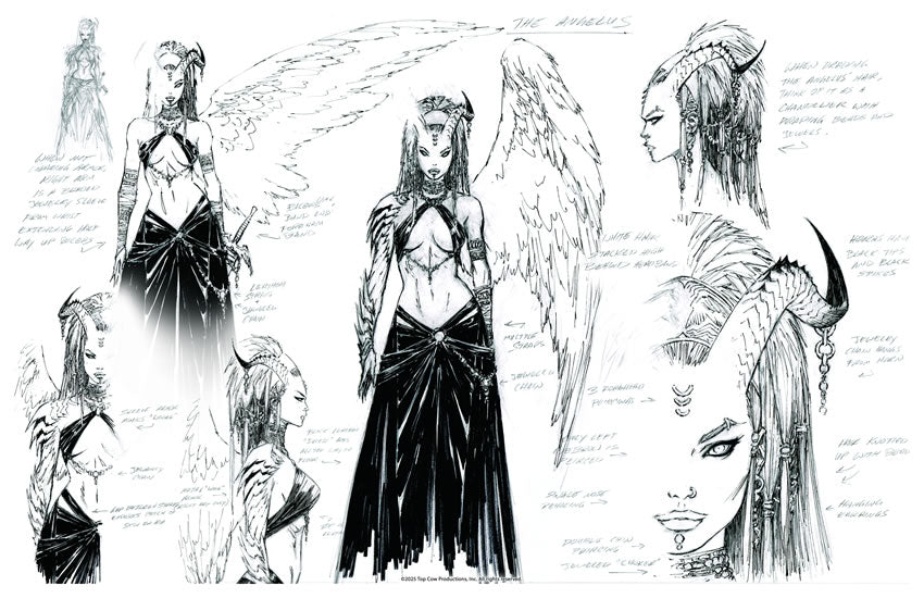 Angelus Character Redesign [c2025], art print