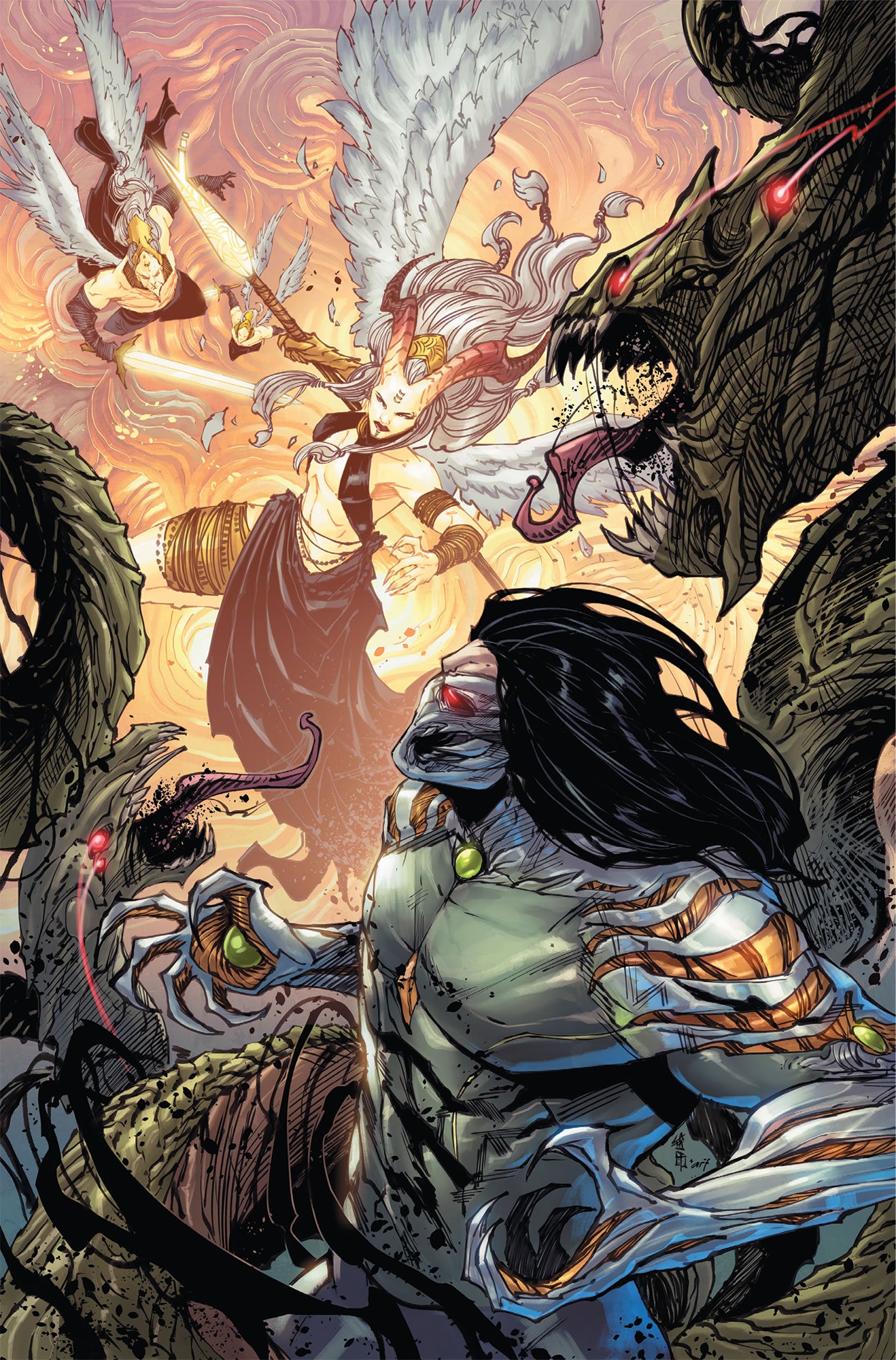 The Darkness vs. Angelus #1 [one-shot] [T.C.S.E. Spot Foil Variant]