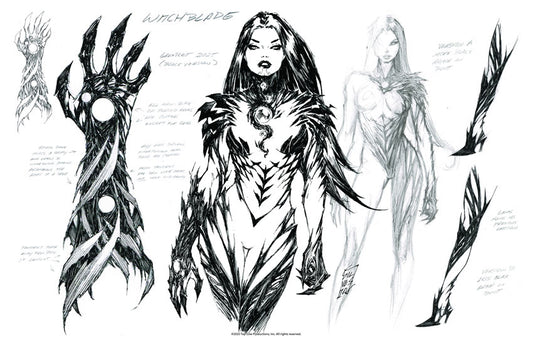 Witchblade Character Redesign [c2024], art print